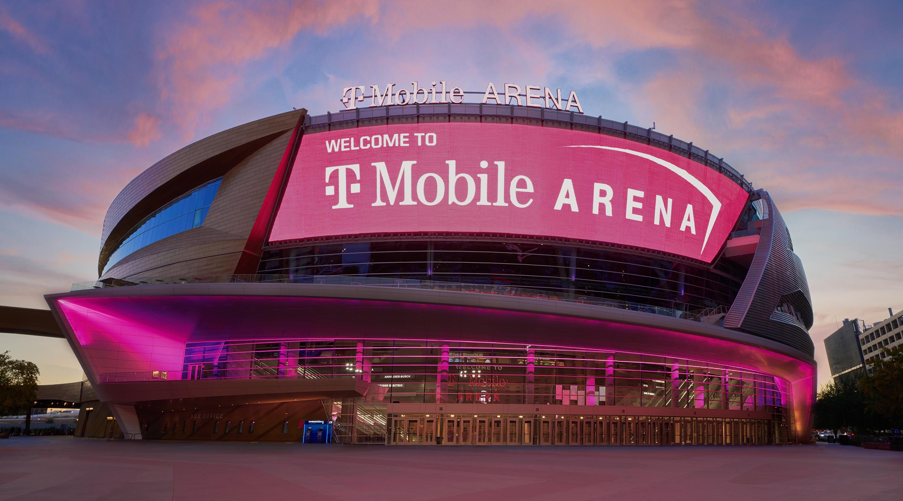 T-Mobile Arena, Las Vegas’ hottest sports and entertainment venue located just west of the famed Las Vegas Strip.